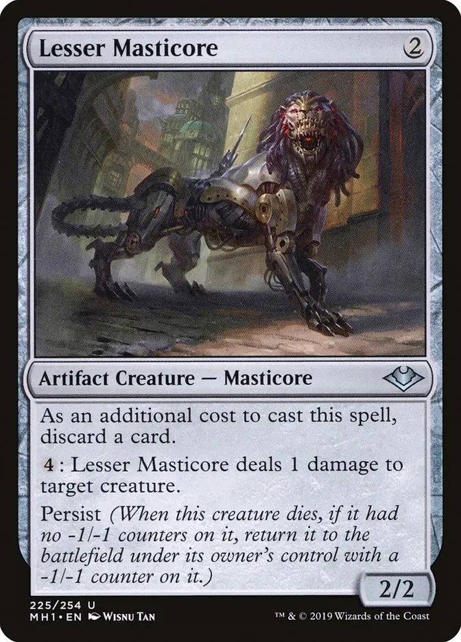 Lesser Masticore Front Face