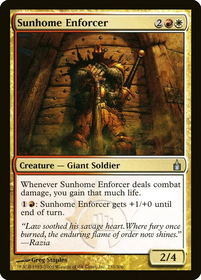 Sunhome Enforcer Front Face