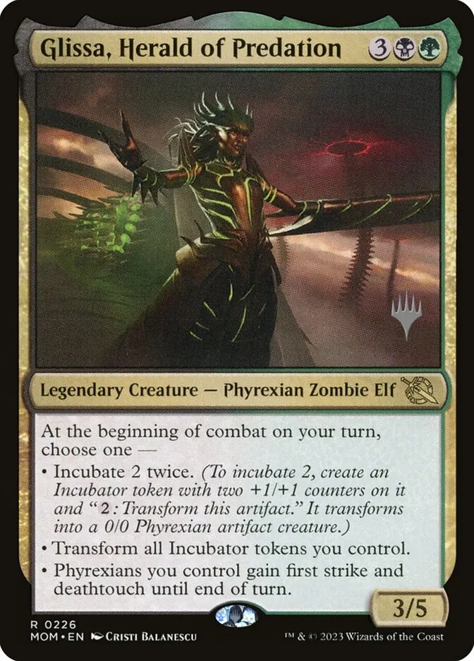 Glissa, Herald of Predation Front Face