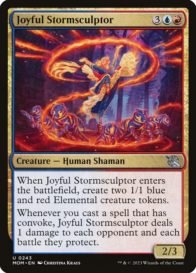 Joyful Stormsculptor Front Face