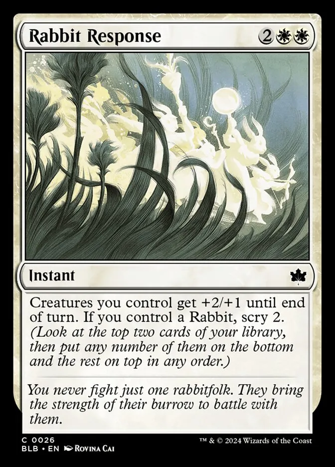 Rabbit Response Front Face