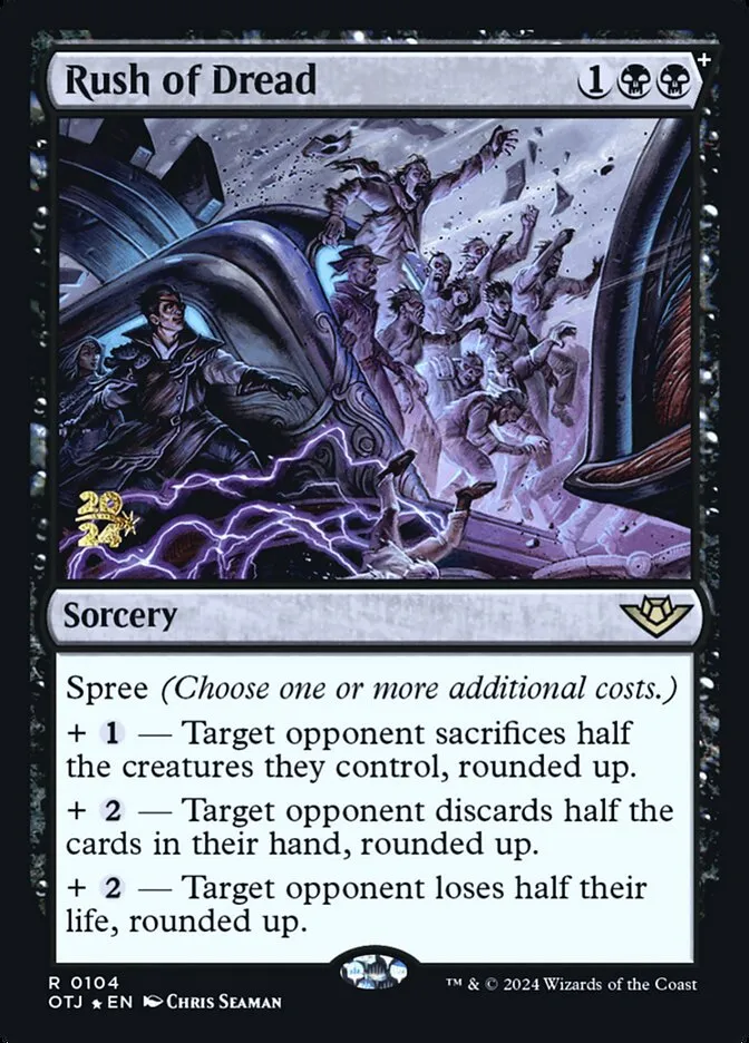Rush of Dread Front Face
