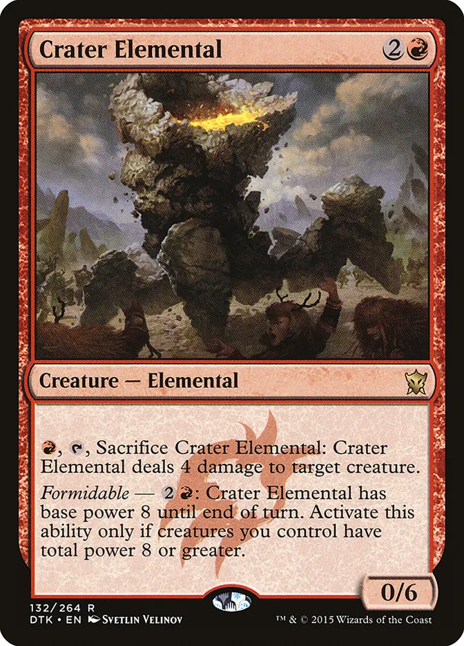 Crater Elemental Front Face