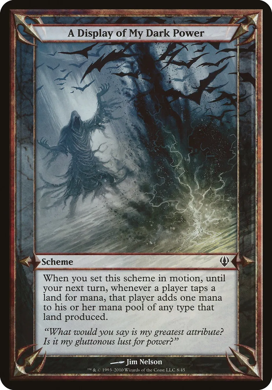 A Display of My Dark Power Front Face