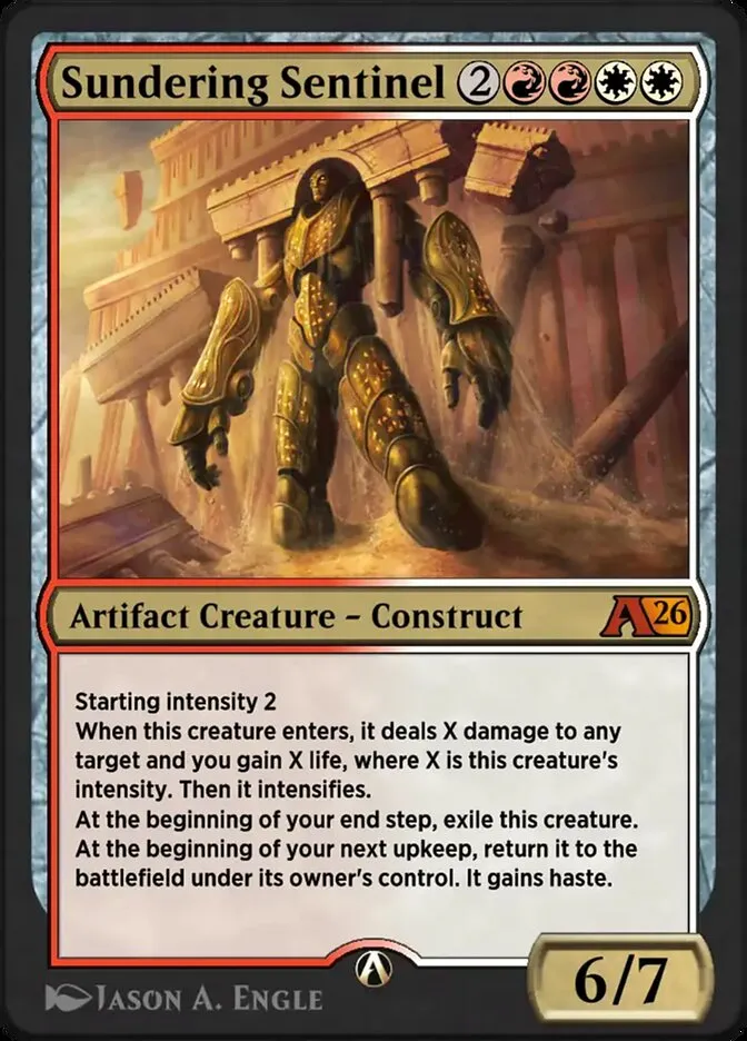 Sundering Sentinel Front Face