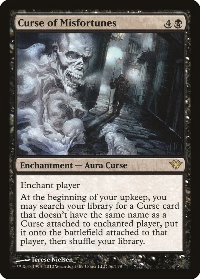 Curse of Misfortunes Front Face