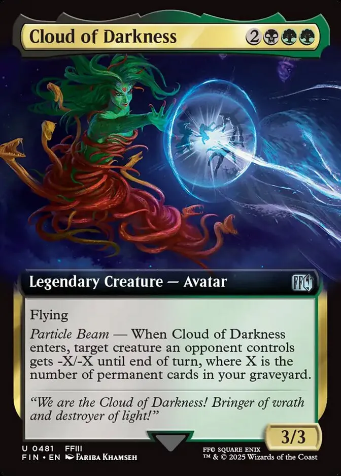 Cloud of Darkness Front Face