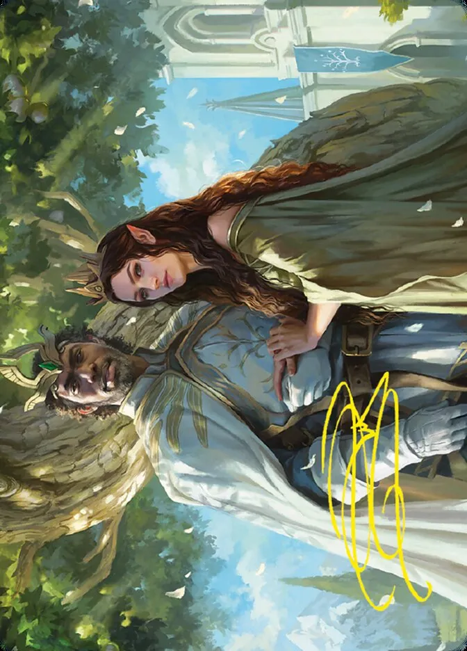 Aragorn and Arwen, Wed // Aragorn and Arwen, Wed Front Face