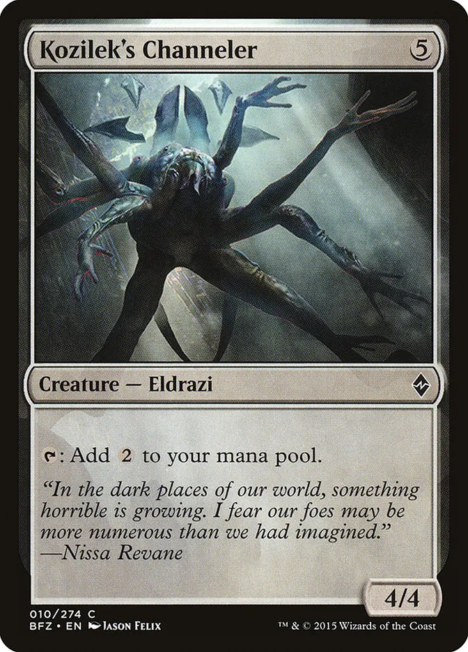 Kozilek's Channeler Front Face
