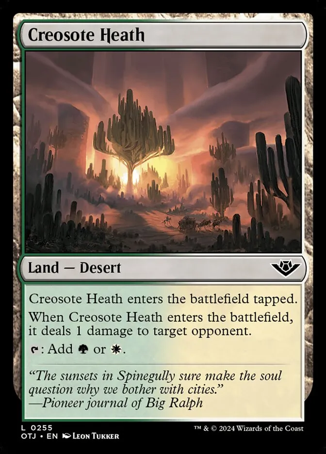 Creosote Heath Front Face