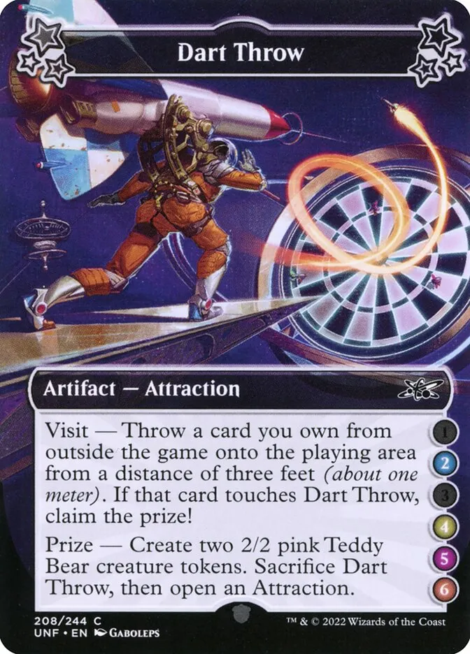 Dart Throw Front Face