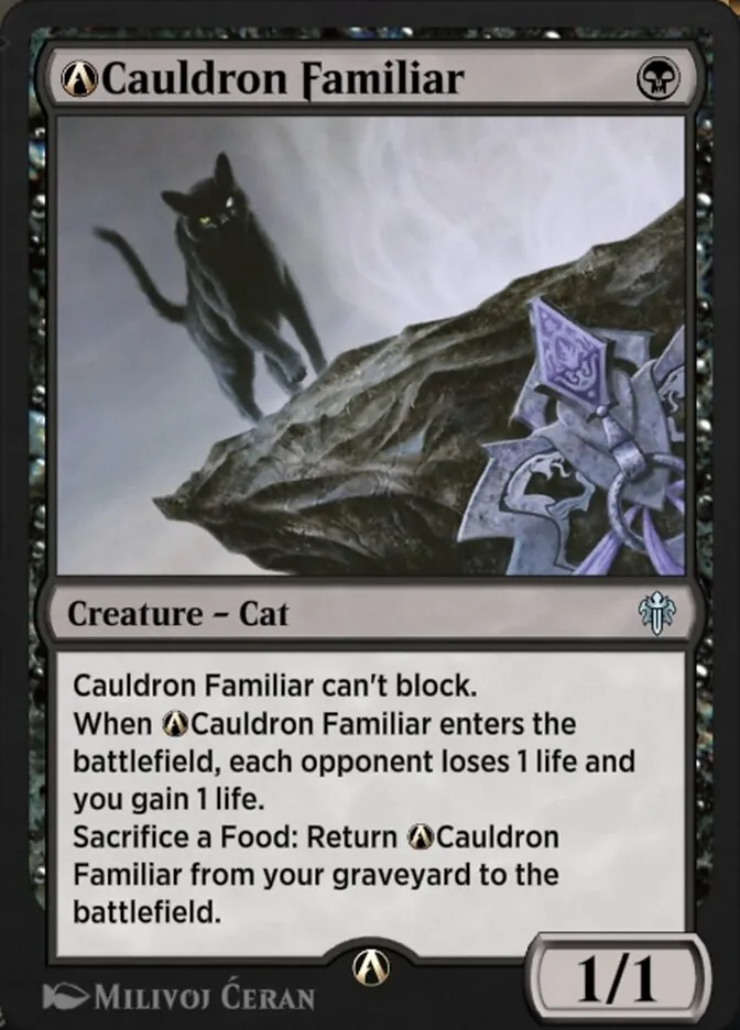 A-Cauldron Familiar Front Face