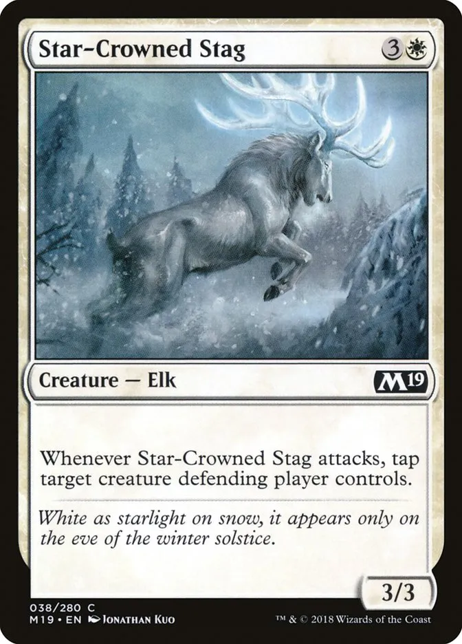 Star-Crowned Stag Front Face