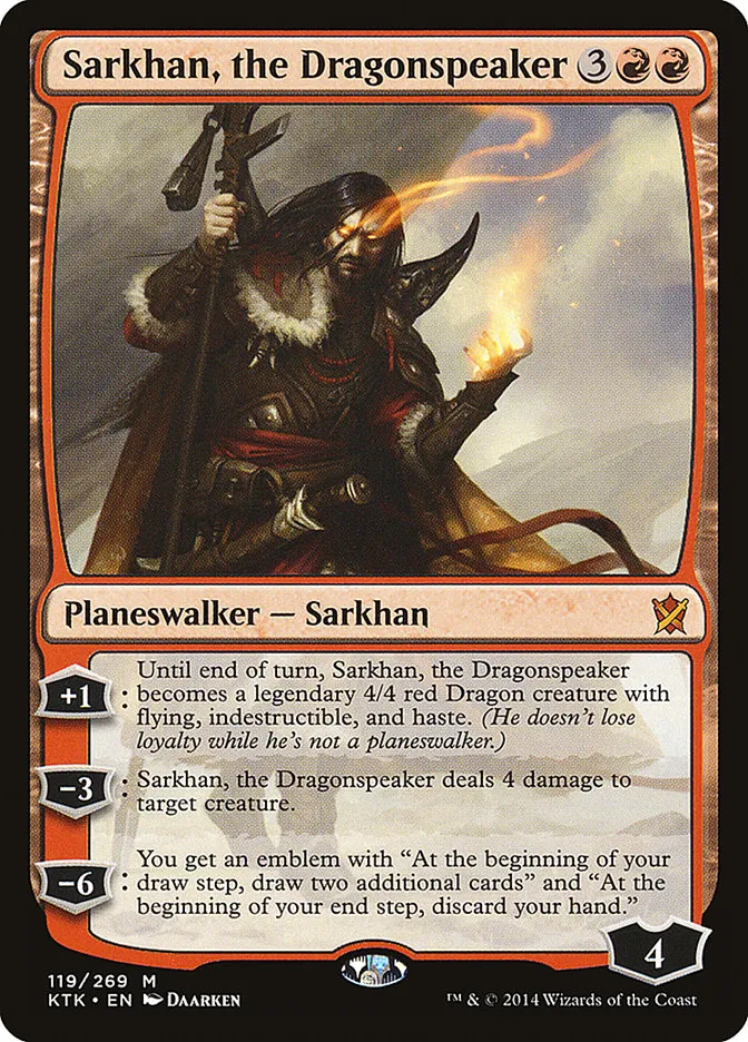 Sarkhan, the Dragonspeaker Front Face