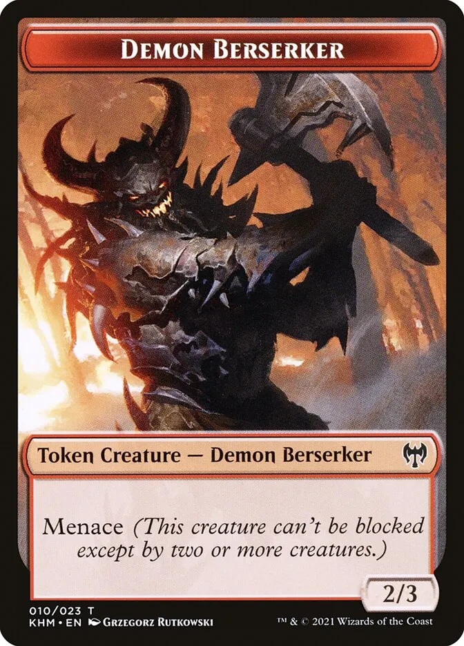 Demon Berserker Front Face