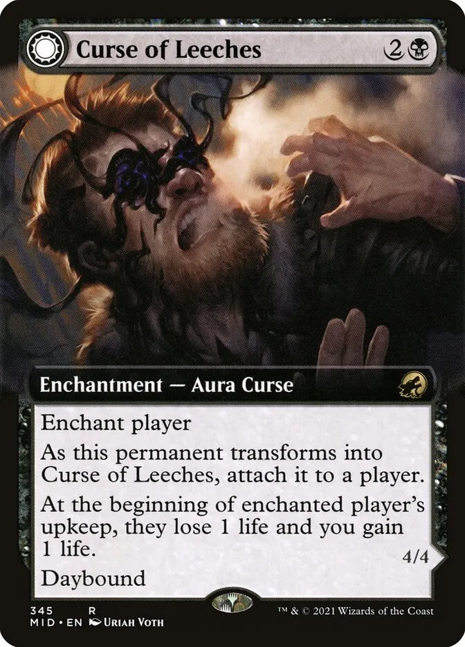 Curse of Leeches // Leeching Lurker Front Face