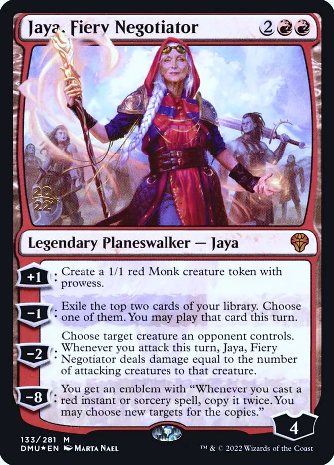 Jaya, Fiery Negotiator Front Face
