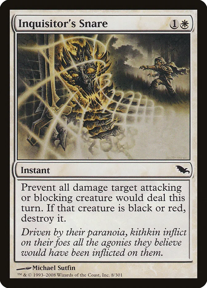 Inquisitor's Snare Front Face