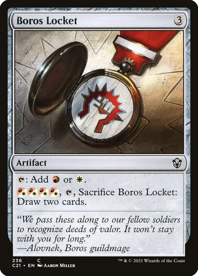 Boros Locket Front Face