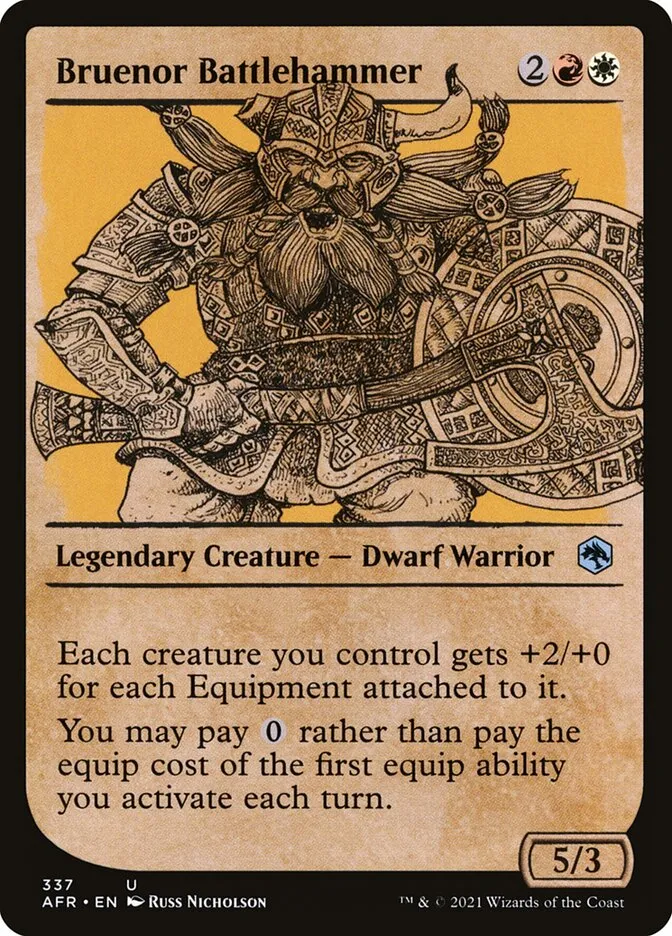 Bruenor Battlehammer Front Face