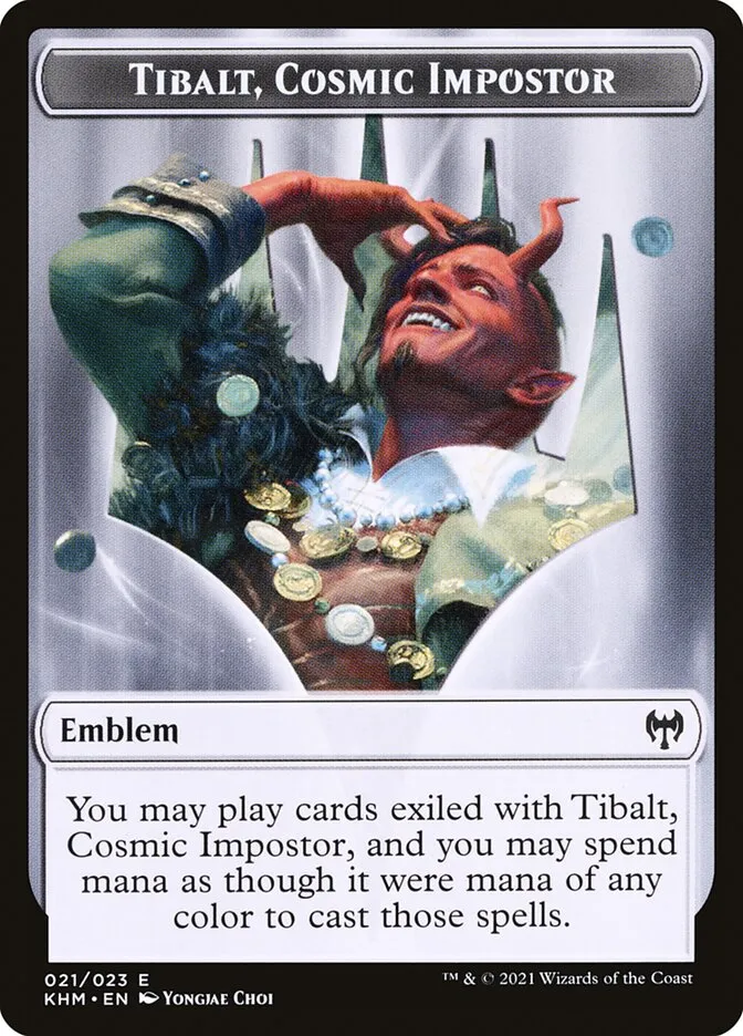 Tibalt, Cosmic Impostor Emblem Front Face