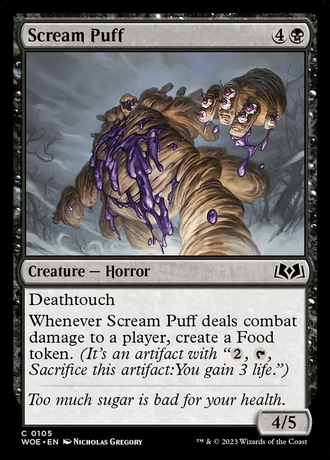 Scream Puff Front Face