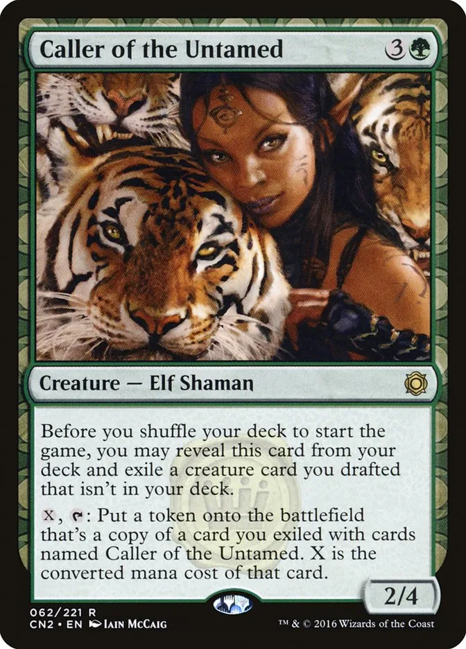Caller of the Untamed Front Face