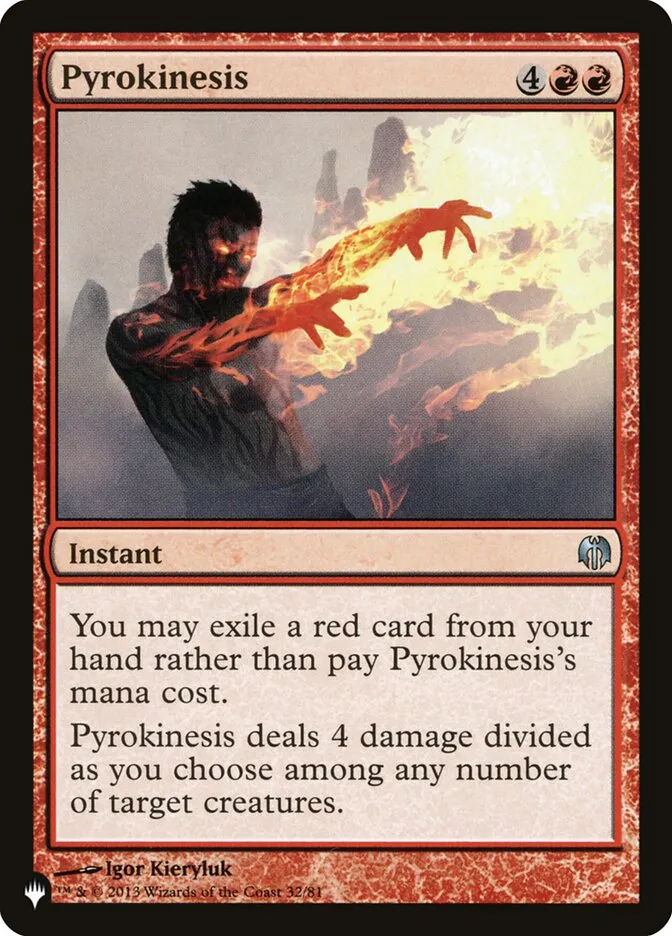 Pyrokinesis Front Face