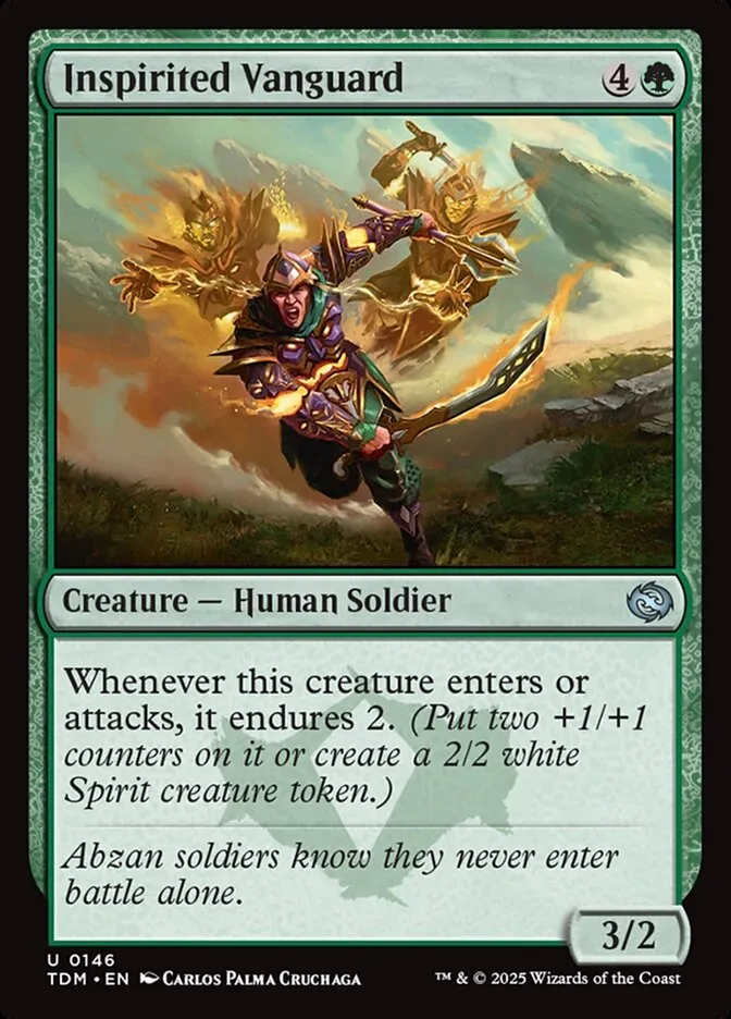 Inspirited Vanguard Front Face