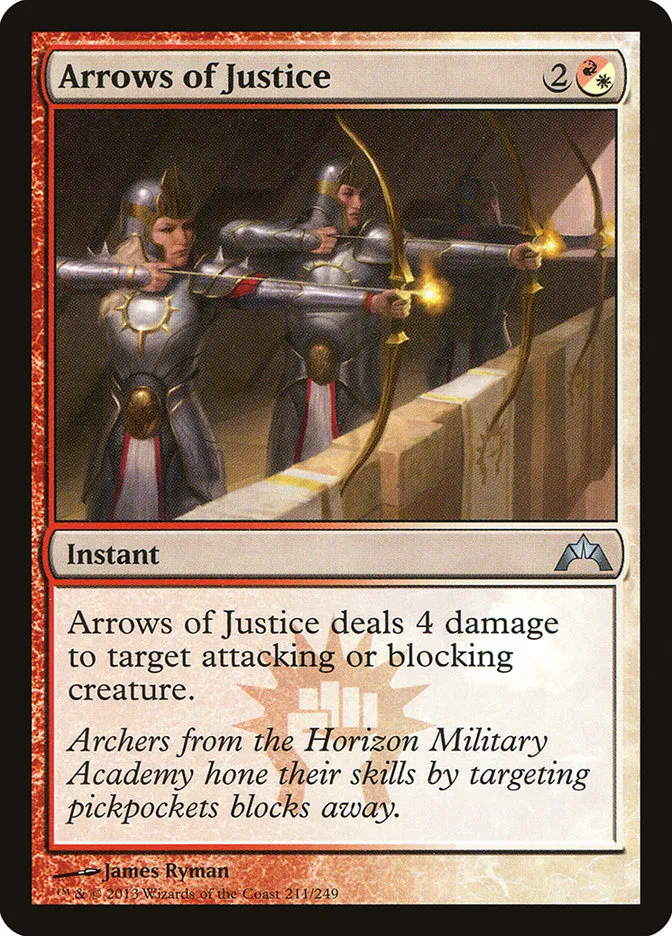 Arrows of Justice Front Face