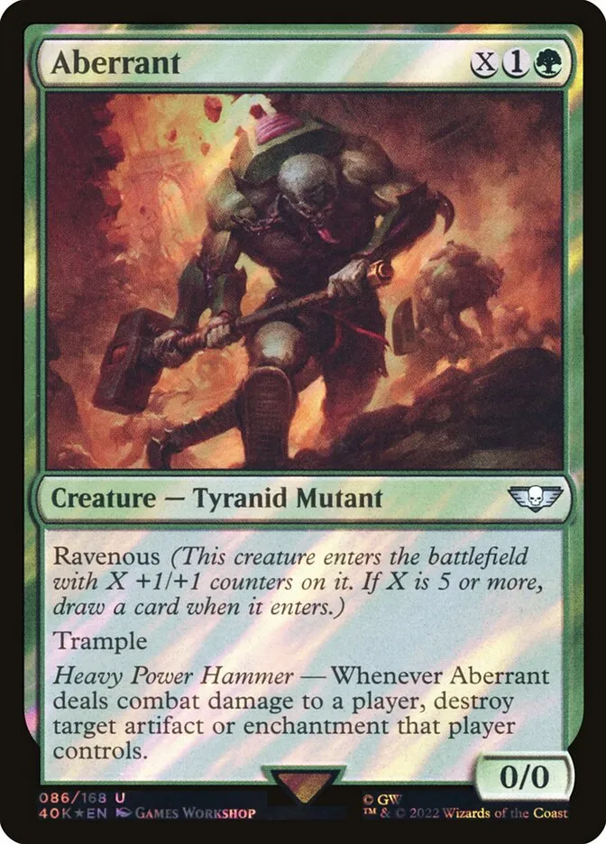 Aberrant Front Face