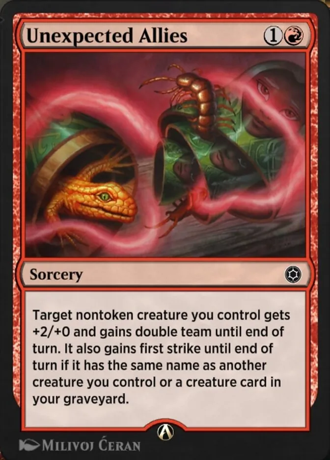 Unexpected Allies Front Face