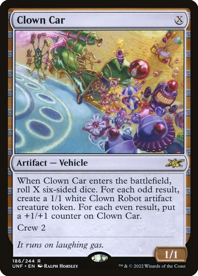 Clown Car Front Face