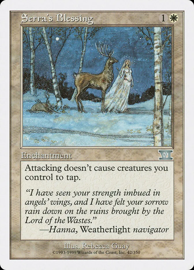 Serra's Blessing Front Face
