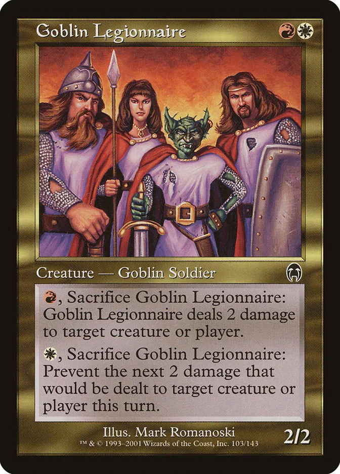 Goblin Legionnaire Front Face