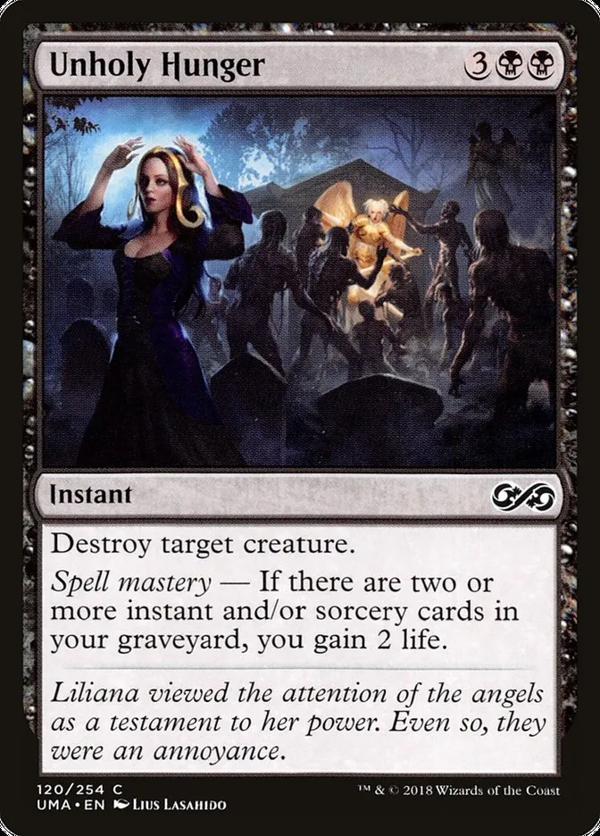 Unholy Hunger Front Face