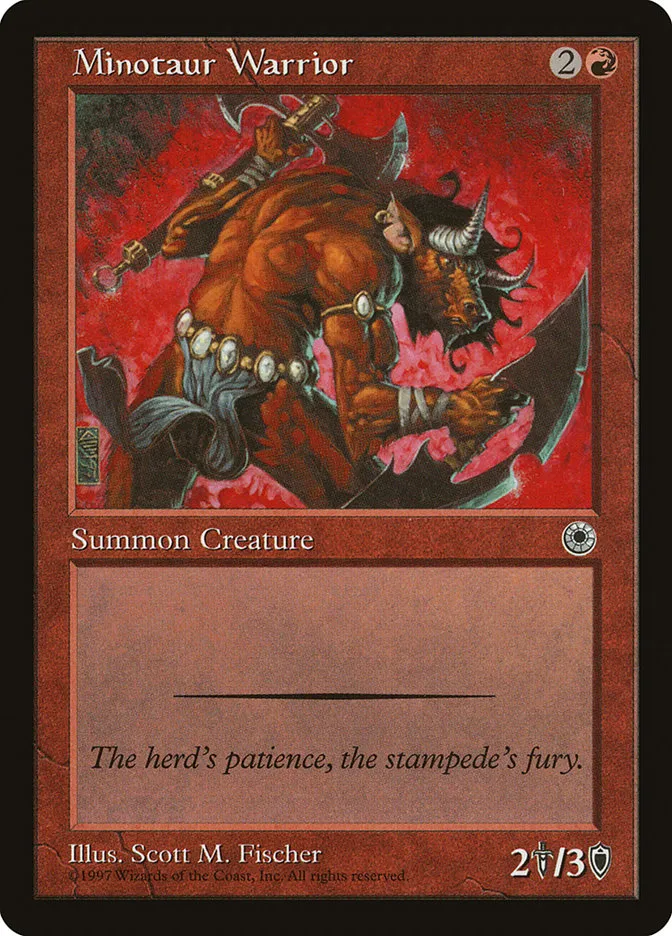 Minotaur Warrior Front Face