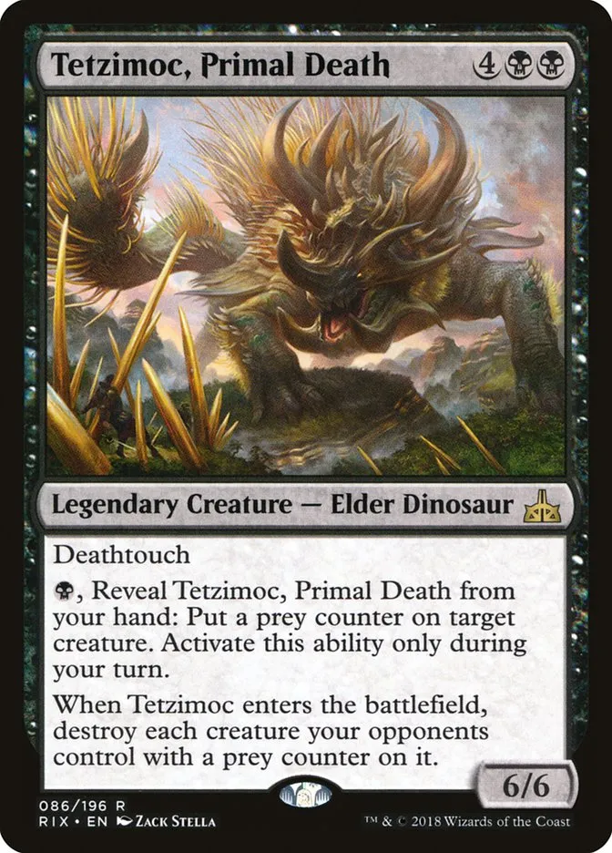 Tetzimoc, Primal Death Front Face