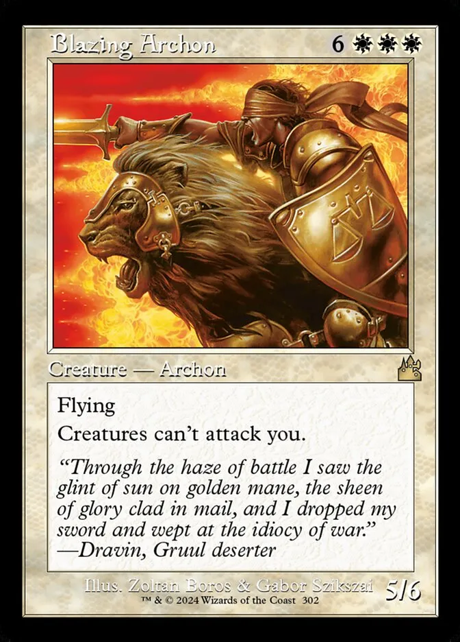 Blazing Archon Front Face