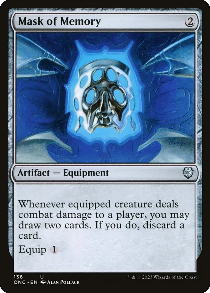 Mask of Memory Front Face