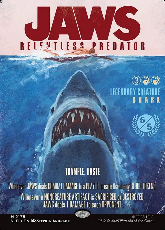 Jaws, Relentless Predator Front Face