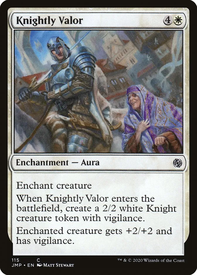 Knightly Valor Front Face