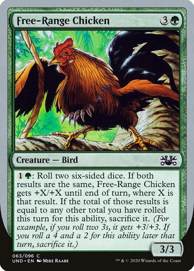 Free-Range Chicken Front Face