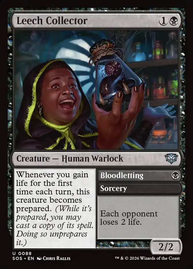 Leech Collector // Bloodletting Front Face