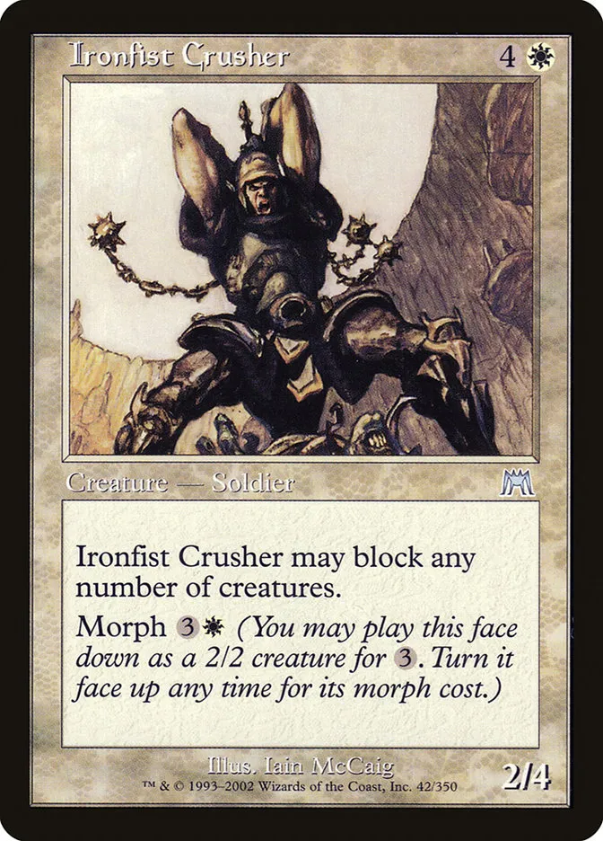 Ironfist Crusher Front Face