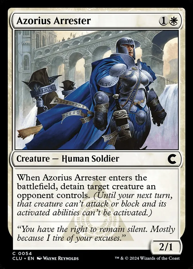 Azorius Arrester Front Face