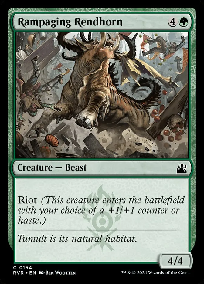 Rampaging Rendhorn Front Face