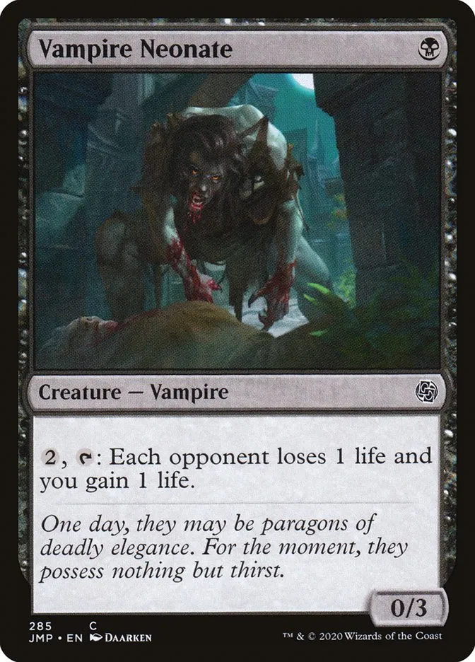 Vampire Neonate Front Face