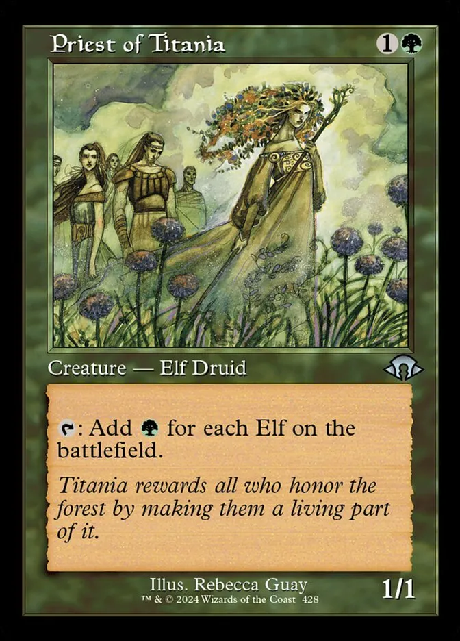 Priest of Titania Front Face