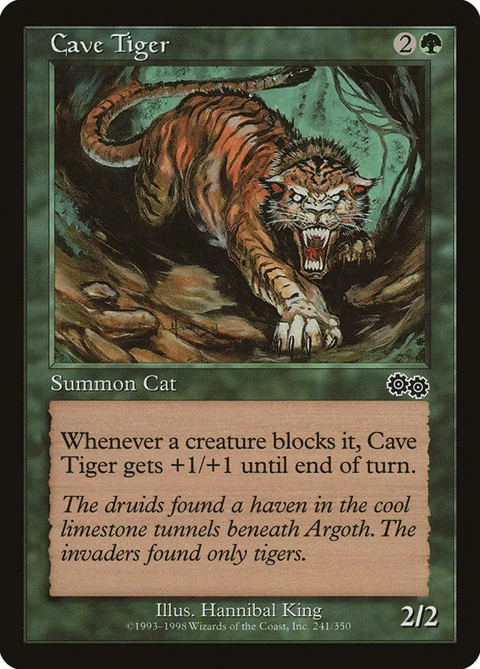 Cave Tiger Front Face